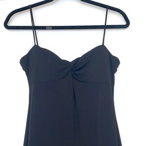 NWOT Laundry by Shelli Segal Strappy Twist Front Chiffon Maxi Dress 6